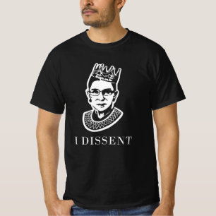 Beruchte RBG - Ik ben het niet eens met Ruth Bader T-shirt