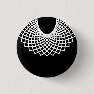 beruchte RBG-kraag Ronde Button 3,2 Cm