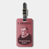 beruchte RBG-p Bagagelabel (Voorkant verticaal)