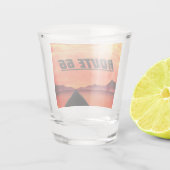 Beruchte Route 66 Shot Glas (Achterkant)