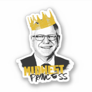 Beruchte Tim Walz - Midwest Princess Sticker