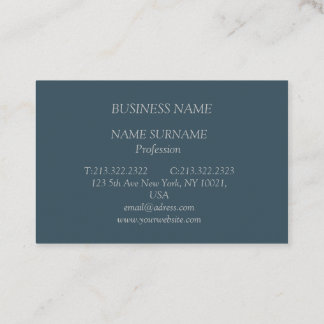 Berufliche, moderne, elegante, minimalistische visitekaartje