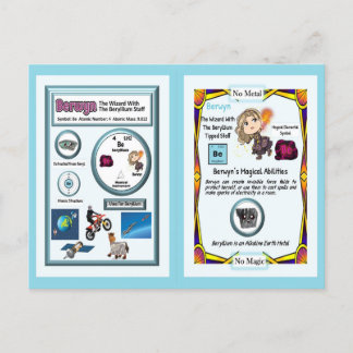 Berwyn Wizard - Beryllium Element Briefkaart