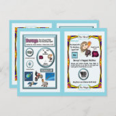 Berwyn Wizard - Beryllium Element Briefkaart (Voorkant / Achterkant)