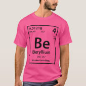 Beryllium Element (zwart) T-shirt (Voorkant)