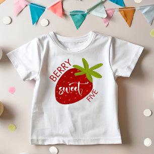 Bes zoete aardbei kinderverjaardag kinder shirts