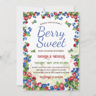 Bes zoete zomer baby shower kaart