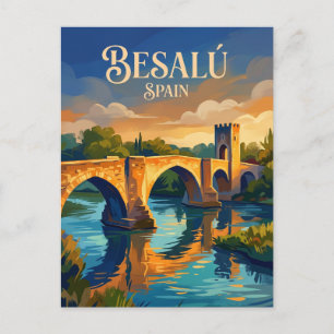 Besalú Spanje Briefkaart