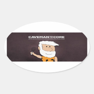 Beschaafde Caveman Koken Sticker