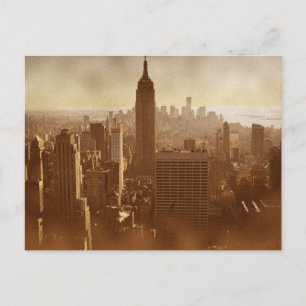 Beschadigd fotoeffect New York Briefkaart