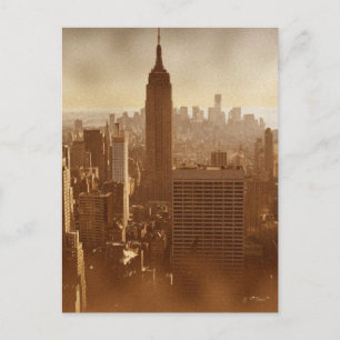 Beschadigd fotoeffect New York Briefkaart