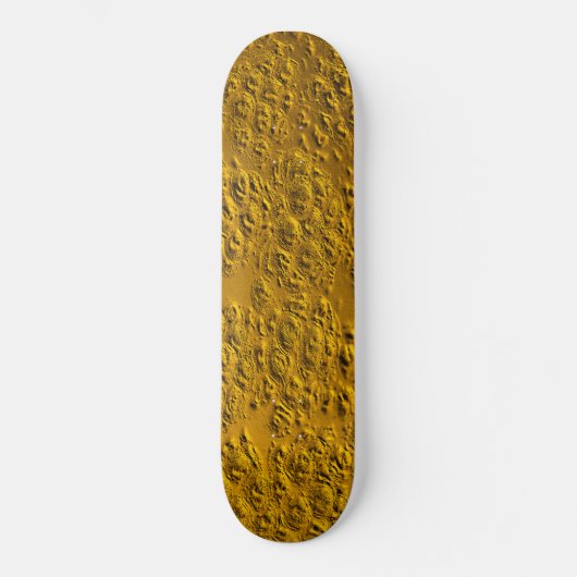 Beschadigd goud skateboard (Voorkant)