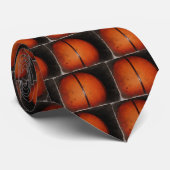 Beschadigde foto-effect basketbal stropdas (Opgerold)