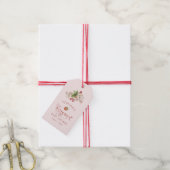 Bescheiden Bedankt Cadeaulabel (Met Touw)