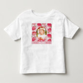 Bescheiden Eerste Verjaardag Peuter Foto T-Shirt (Voorkant)