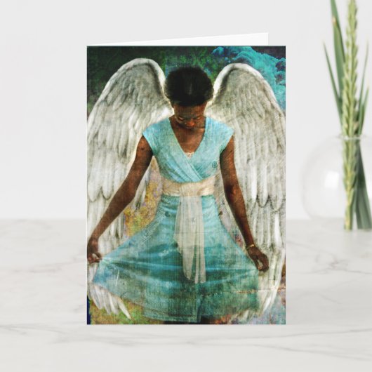 Bescheiden Engel Kaart (Voorkant)
