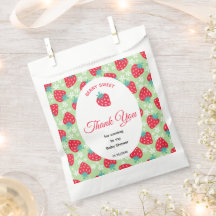 Bescheiden Groene Aardbei Baby Shower