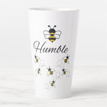 BESCHEIDEN HOMMEL WIT ZWART KERAMIEK 590 ML.