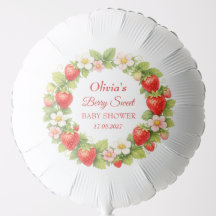 Bescheiden Zoete Baby Shower Aardbei Baby Meisje J