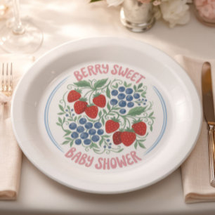Bescheiden Zoete Baby Shower Papieren Borden Aar Bordje