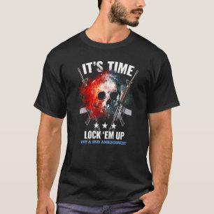 Bescherm 1e en 2e amendement sluit me op t-shirt