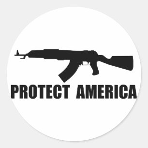 Bescherm Amerikaanse Sticker