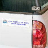 Bescherm de aardsticker bumpersticker (Op Truck)