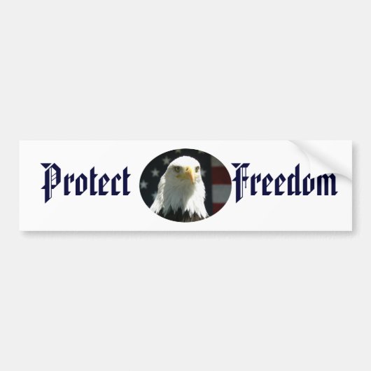 Bescherm de Bumpersticker van de Vrijheid (Voorkant)
