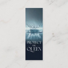 Bescherm de koningin mini visitekaartje