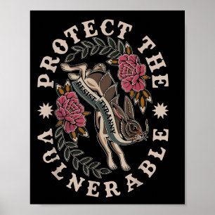 Bescherm de kwetsbare mensen poster
