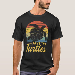 Bescherm de oceaan om de schildpadden te redden t-shirt