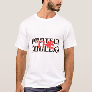 Bescherm de Poppen – Gotische Typografie T-shirt