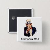 Bescherm de stemming 2024 Button (Voorkant /achterkant)