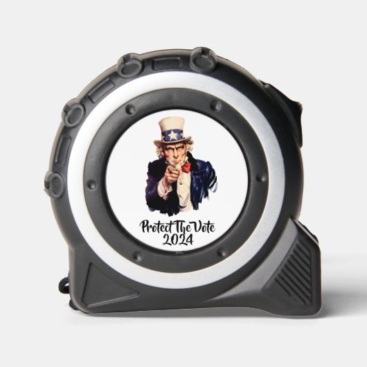 Bescherm de stemming 2024 Button Rolmaat (Voorkant)