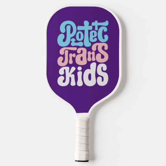 Bescherm de Trans-Kinder Pickleball Racket (Achterkant)