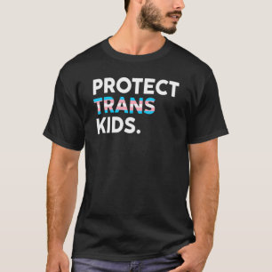 Bescherm de Trans-Kinder Transgender Pride Lgbtq+ T-shirt