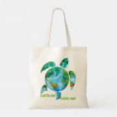 Bescherm de Zee schildpadden om de aarde te redden Tote Bag (Achterkant)