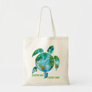 Bescherm de Zee schildpadden om de aarde te redden Tote Bag