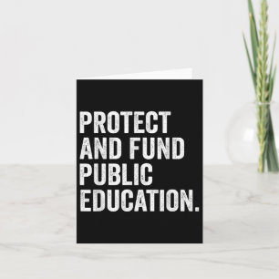 Bescherm en financier het openbaar onderwijs lerar kaart