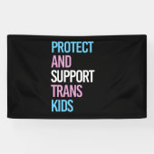 Bescherm en steun trans-Kinder Spandoek (Horizontaal)