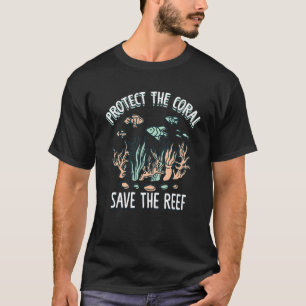 Bescherm het koraal Red het rif Koraalriffen T-shirt