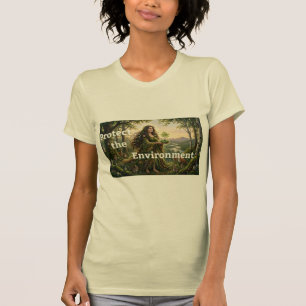 Bescherm het milieu t-shirt