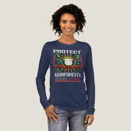 Bescherm het milieubewustzijn van regenwouden Tri-Blend shirt