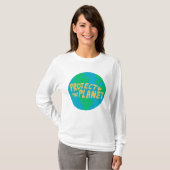 BESCHERM HET PLANET ZORG AARDE Eco Green T-shirt (Voorkant volledig)