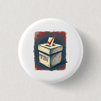 Bescherm het Stemrecht Ronde Button 3,2 Cm