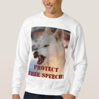 Bescherm het sweatshirt van Free Speech