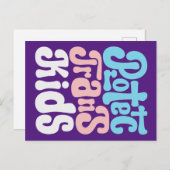 Bescherm het Trans-Kinder Briefkaart (Voorkant / Achterkant)