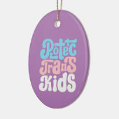 Bescherm het Trans-Kinder Ornament (Links)