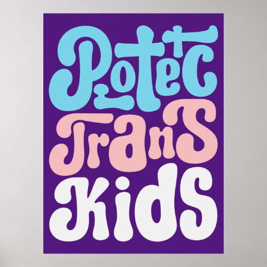 Bescherm het Trans-Kinder Poster (Voorkant)