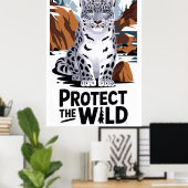 Bescherm het wild poster (Thuiskantoor)